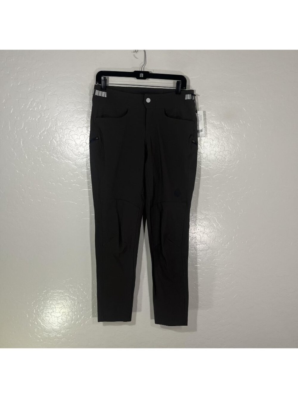 Stio Pants Womens 4R Gray OPR Pant Ankle Tapered Hiking Zip Pockets Stretch